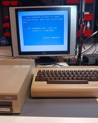 Commodore C64 (C102)+1541 FloppyDrive (D102)