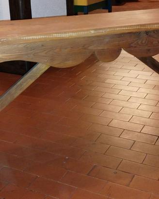 Panca rustica in legno