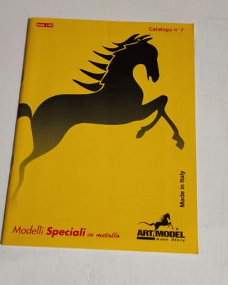 CATALOGHI MODELLISMO LOTTO DI NOVE PEZZI