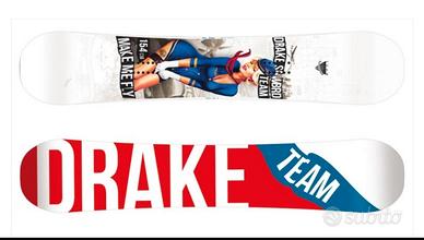 Tavola snowboard drake + attacchi union