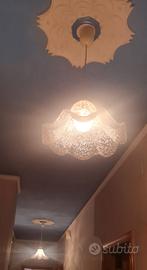 COPPIA LAMPADARI FLOREALI