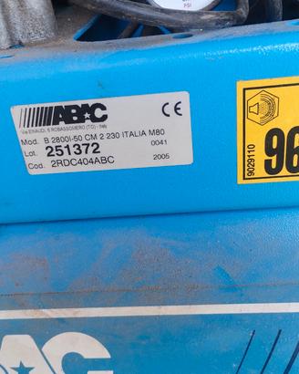 compressore Abac 50 litri