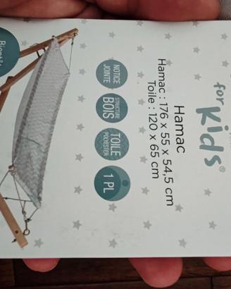 Amaca in legno per bambino - nuovissima