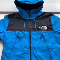 The North Face Mountain Jacket Blu/Nero, cappuccio