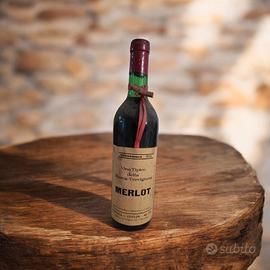 Vino Merlot 1974 Cescon Vintage da Collezione