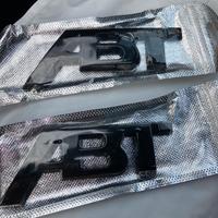loghi neri adesivi ABT audi
