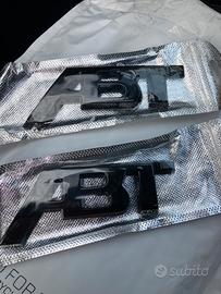 loghi neri adesivi ABT audi