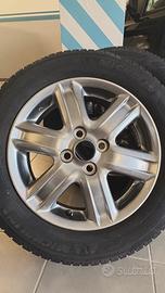Cerchi Originali Toyota Iq 15 Bruniti Scuri