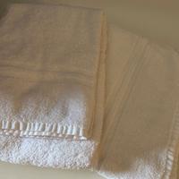 Lotto 50 Set Asciugamani Bianchi