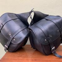 Borse cuoio Buffalo Bill per Harley