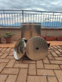 Botte in acciaio inox da 100l