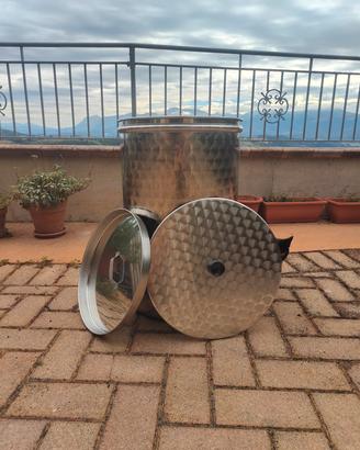 Botte in acciaio inox da 100l