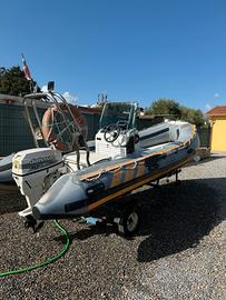 Gommone più carrello