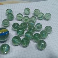 Lotto 200 confezione da 25 biglie in vetro 17 mm..