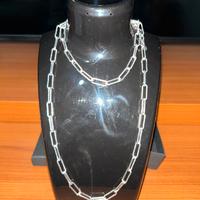 Argento collana bracciale donna
