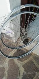 coppia cerchi in alluminio misura 26 