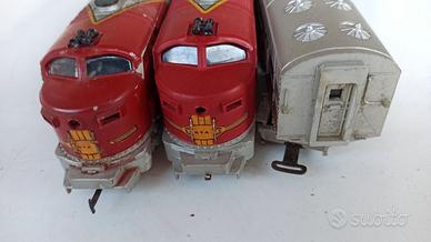 RIVAROSSI 1/80 SANTA FE CONVOGLIO CON SIRENA COMPL