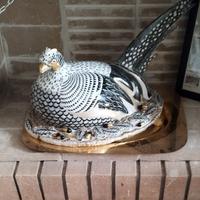 Fagiano in porcellana  collezione Mangani