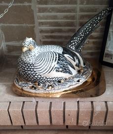 Fagiano in porcellana  collezione Mangani
