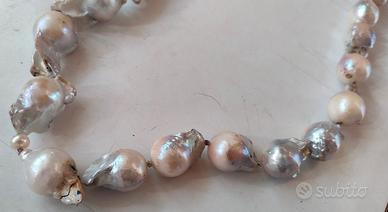 Collana Perle Barocche naturali