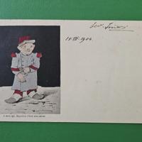 CARTOLINA ANTICA VIAGGIATA SOLDATINO