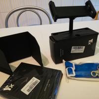 Supporto tablet per radiocomandi + parasole cell.