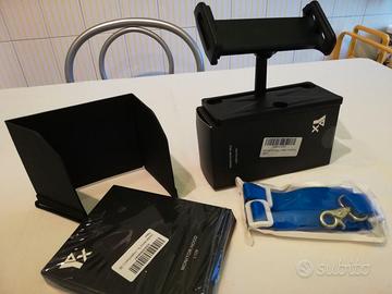 Supporto tablet per radiocomandi + parasole cell.