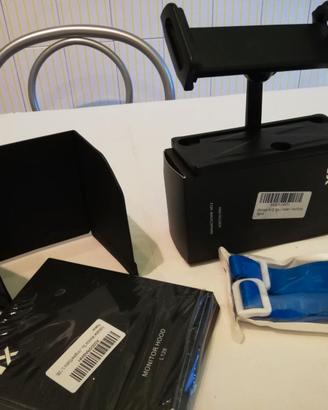 Supporto tablet per radiocomandi + parasole cell.