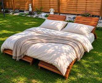 Lettini prendisole di lusso per giardino