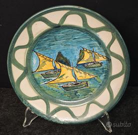 V. Pinto – Piatto in ceramica vietrese