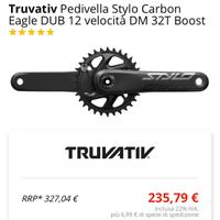 Guarnitura truvativ stylo carbon eagle dub 12 v