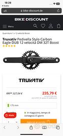 Guarnitura truvativ stylo carbon eagle dub 12 v