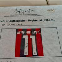 Maglietta Milan Puma Ibrahimovic 2022 Autografata