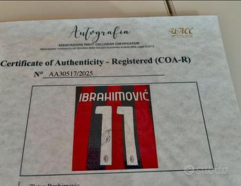 Maglietta Milan Puma Ibrahimovic 2022 Autografata