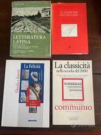 Lotto di 4 libri Le geometrie non euclidee…
