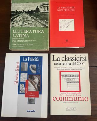 Lotto di 4 libri Le geometrie non euclidee…
