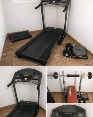 Attrezzatura da palestra TapisRoulant Panca Pesi