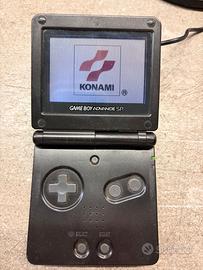 Nintendo GAMEBOY ADVANCE SP + Alim + Gioco + Borsa