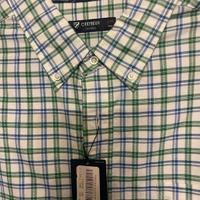 Cremieux Big & Tall Checked Oxford Long-Sleeve Wov