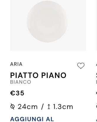 Servizio piatti Aria Richard Ginori