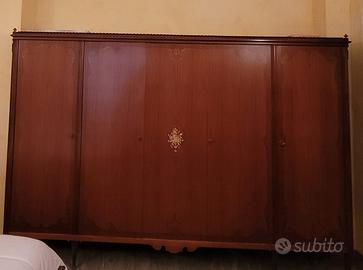  armadio e letto matrimoniale molteni