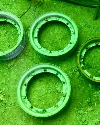 4 cerchi distanziali ape 50 larghi Piaggio lotto