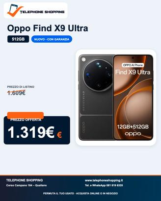 Oppo Find X9 Ultra 12/512GB Nuovo