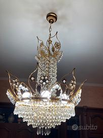 Lampadario con strass