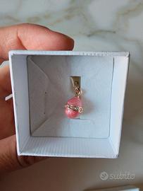 ciondolo rosa nuovo 