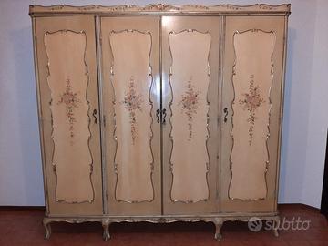 Armadio in stile Roccocò Veneziano fine ‘700 legno