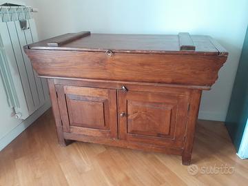 Antica madia in legno fine 1800 restaurata