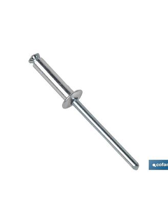 Rivetti in alluminio a fiore 4.0 x 30 mm