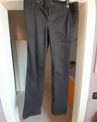 Pantalone sportivo tipo jeans vita bassa