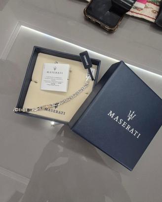 Bracciale Maserati uomo acciaio